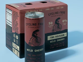 Cycling Frog Wild Cherry THC Seltzer Product Review