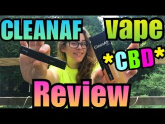 CleanAF CBD Disposable Vape Review |Brittany Allison