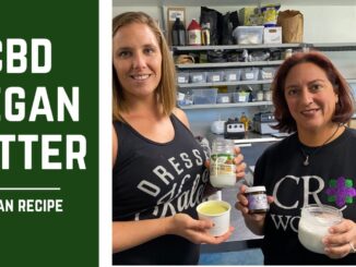 how to make CBD infused vegan butter